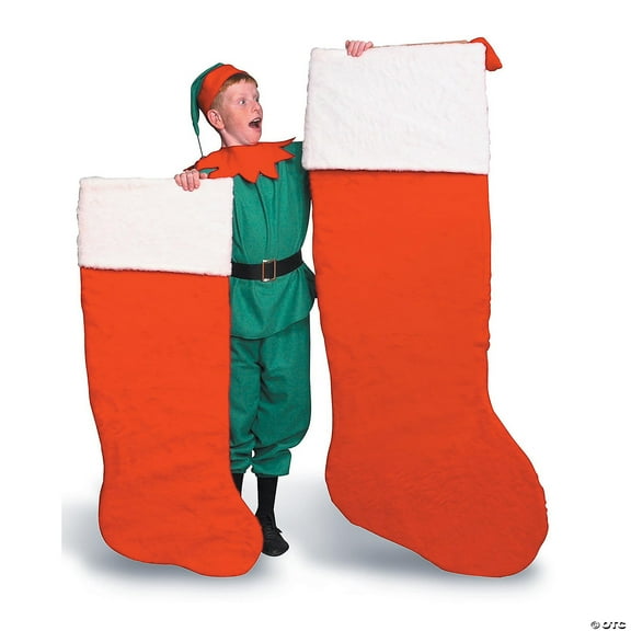 Halco Giant Plush Santa Stocking - 60 in