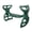 GREEN, variant on Multi-Child Double Glider Swing Kit for Playsets  Outdoor Gyms- Double The Fun! Heavy Duty Dual-Ride Tandem Swing, Protective Chains, Hardware  Free Eye Bolt Connectors!