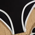 thumbnail image 6 of Girls Modest Swimsuit Summer One Piece Swimsuits Color Block Bathing Suit Contrast Trim Wide Straps Swimwear For Teens Girls, 7-14 Years, 6 of 8