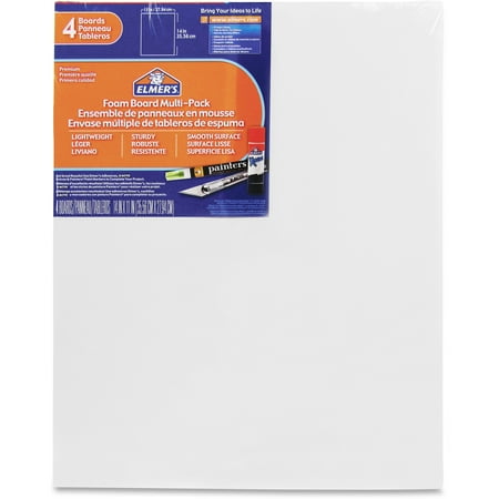 - Elmer's, EPI950021, Sturdy-board Foam Board, 4 / Pack