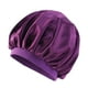 thumbnail image 1 of Capó de pelo ancho de ala de bronceado cabeza bufanda tapa de dormir de moda suavidad sombrero turbans cabeza cubierta de pelo envolturas para las mujeres durmiendo púrpura sidaley AP008211-17, 1 of 6