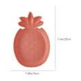 thumbnail image 3 of Vxdvou Pineapple-Shaped Plastic Plates, Multi-Use Snack Plate, Durable Fruit & Candy Plate for Kitchen & Dining, Easy-to-Clean, Safe for Food, Perfect for Parties & Home Decor, 3 of 6