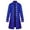 Blue, variant on WREESH Mens Steampunk Tailcoat Medieval Vintage Frock Coat Single Breasted Stand Collar Overcoats Rolled Cuffs Button Long Trench Coat Blue
