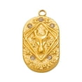 thumbnail image 2 of Ornaments Clearance! Zodiac Tarot Pendant Necklace Ornament Stainless Charm Pendant*1, 2 of 4