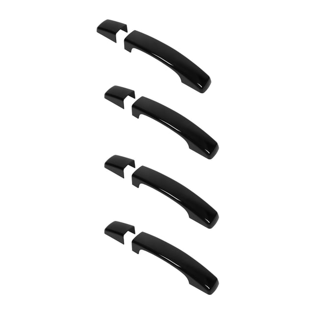 Exterior Door Handle Trim, Exquisite Easy Installation Scratch Resistant Outside Door Handle Cover Set For Car Decor