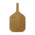 thumbnail image 3 of Fox Run Your Serve Pickleball Paddle Charcuterie Board, 14.5" x 7.5" Bamboo Cheese Serving Boards, 3 of 7