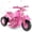 Pink, variant on Costway 6V Kids Bubble Car Electric Ride on Motorcycle with Music Button & LED Headlight Black