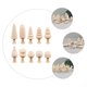 thumbnail image 5 of ColoMX 10pcs Juego de champiñones de madera de madera, 5 of 8