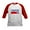 Red/White, variant on - 90S Pepsi Logo Kids Baseball T Shirt - Kids Cotton Baseball Jersey, 3/4 Sleeve Shirt