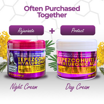 Tepezcohuite   Hyaluronic Acid Facial Cream Set, Day & Night Use – Moisturizing & Nourishing Skincare, 120g Each