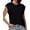 Black, variant on Fantaslook Cap Sleeve Tops for Women Casual Crewneck Tank Tops Summer Basic Tee Shirts
