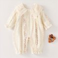 thumbnail image 2 of CAUYDY Baby Girl Gift Newborn Clothes Preemie Long Sleeve Bodysuit Infant Girls Sleepers Fall Winter Toddler Romper Pajamas 0-3M 6-9M 12-18M Sizes 2-4 Months,Pink, 2 of 9