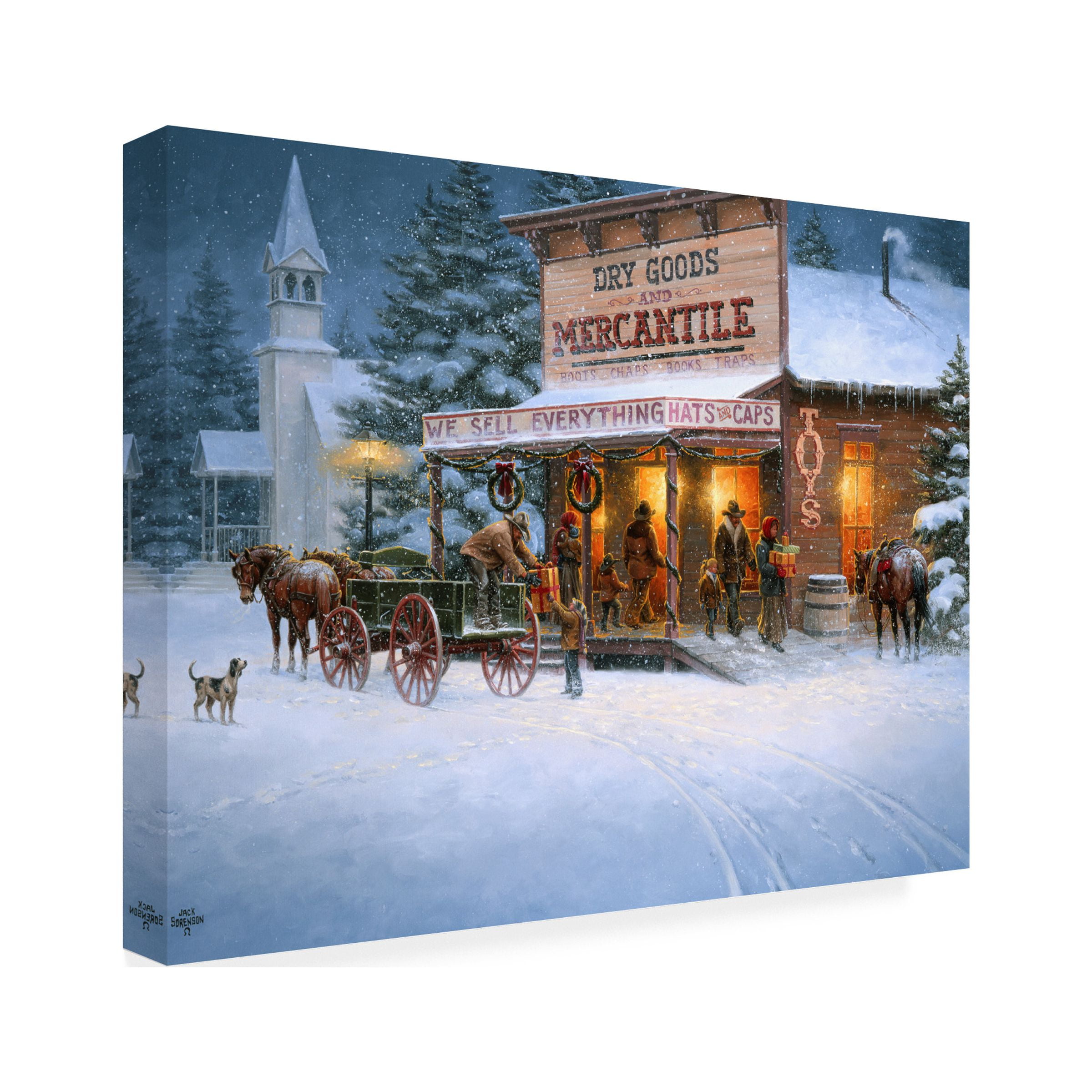Jack Sorenson 'Christmas Wishes' Canvas Art