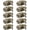 Antique Brass, variant on (5 Pack Round Privacy Door Knob(Thumb Turn Lock on The Inside), Keyless Doorknobs Interior/Exterior Lockset,Privacy Knobs for Bedroom/Bathroom,Black Modern Design Door Hardware