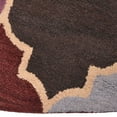 thumbnail image 6 of Rugsotic Carpets Hand Tufted Wool Eco-Friendly Area Rugs - 8'x8', Round, Multicolor, Modern Contemporary Design, High Pile Handmade Anti Skid Rugs for Living Room, Bed Room (K08614), 6 of 6
