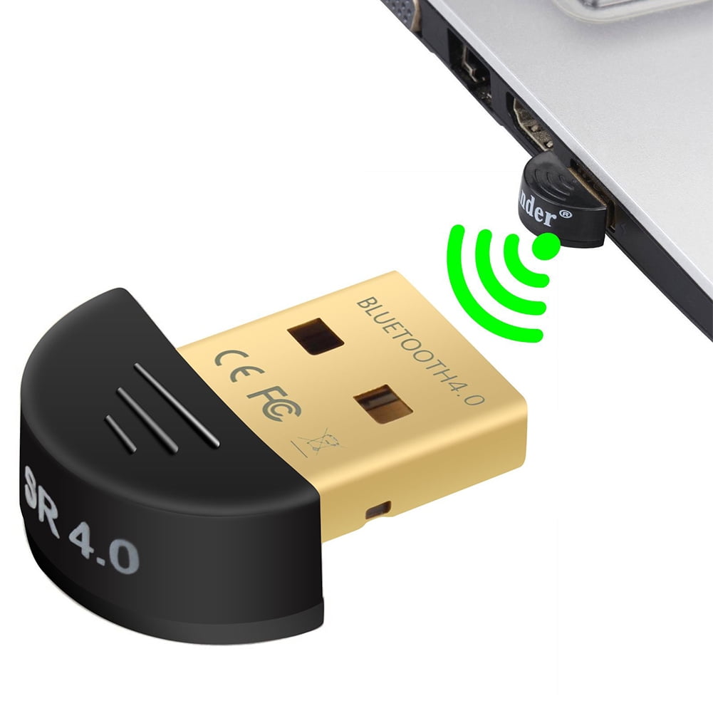 Mini USB Bluetooth 4.0 Dongle Adapter,Wireless Receiver for Bluetooth Headphones/ Speakers/ Keyboard/ Mouse/ Printer, Transfer for PC Laptop Windows 10/8.1/8/7 - Walmart.com
