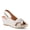 WHITE, variant on Chassidy Women’s Leather Wedge Sandal with Stylish Bow & Comfort