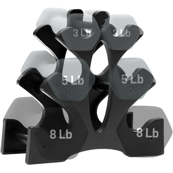 Rack para Mancuernas Bluelander Ideal para Gimnasio Casa o Oficina Capacidad de Peso 12 Kg