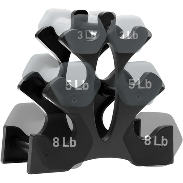 Rack para Mancuernas Bluelander Ideal para Gimnasio Casa o Oficina Capacidad de Peso 12 Kg