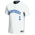 thumbnail image 2 of Unisex GameDay Greats #1 White Kentucky Wildcats Lightweight Softball Fashion Jersey, 2 of 4