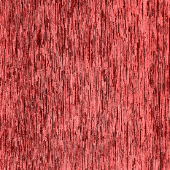 Ahgly Company Machine Washable Indoor Square Abstract Red Modern Area Rugs, 7' Square