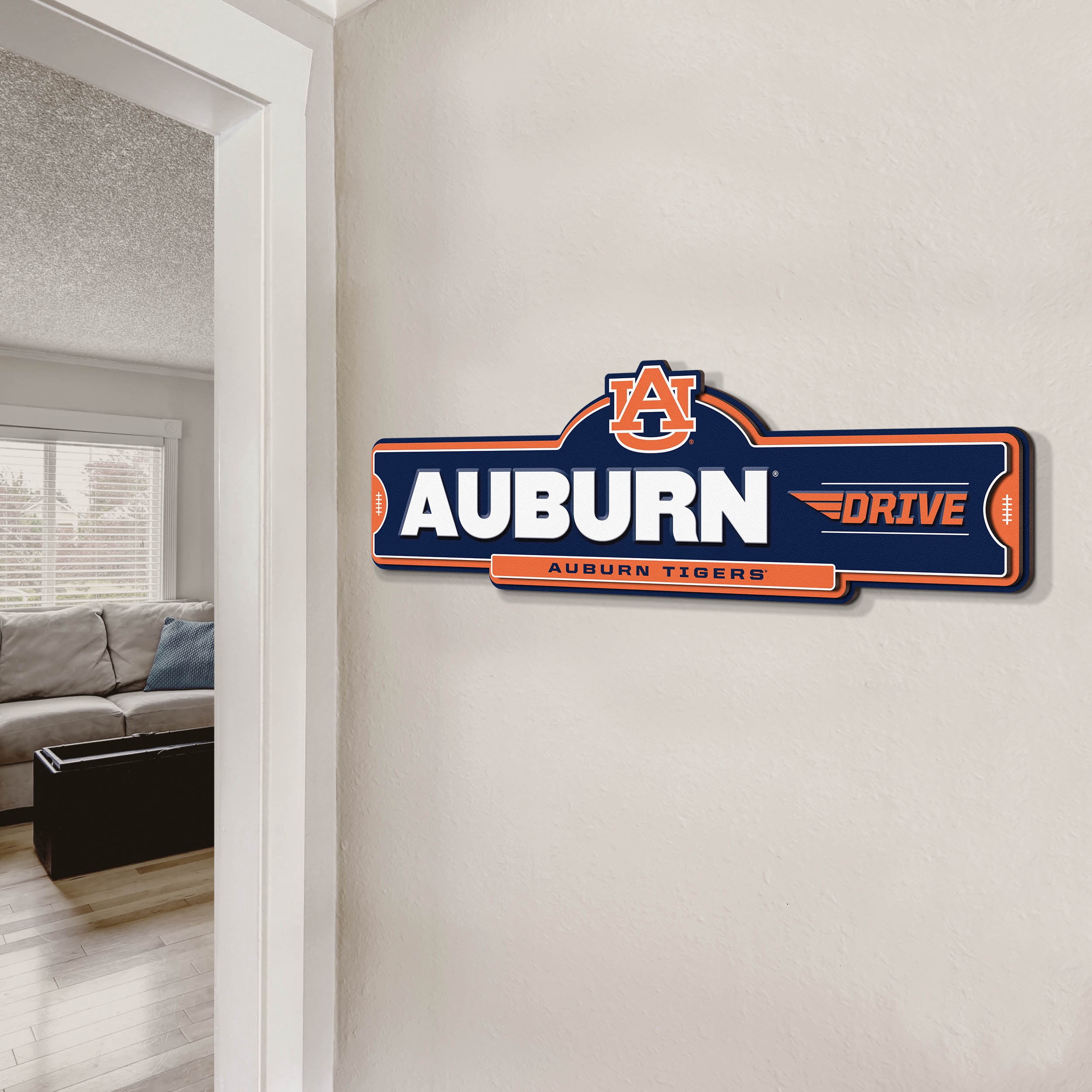 YouTheFan NCAA Auburn Tigers Street Sign