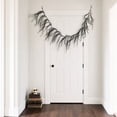 thumbnail image 3 of Cififendec Halloween Black Weeping Twig Garland, 68.89", Artificial Bare Spooky Trailing Vine for Framed Wall Cemetery Fence Gothic Art Haunted Entry Decor, 3 of 5