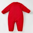 thumbnail image 4 of Lovskoo Infant Baby Boy Girl Clothes My First Christmas Corduroy Thin Cotton Jumpsuit Warm Climbing Clothes Long Sleeve Onesie Red, 4 of 5