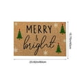 thumbnail image 3 of Christmas Entrance Door Mat, Nonslip Absorbent Floor Rug, Multicolor Polyester Holiday Kitchen Rug, 16x24 Inch Dirt Proof Cushion Mat for Entryway Porch Bathroom, 3 of 7