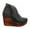 Black, variant on Juebong Ankle Booties Female Side Zipper Wedges Mid-heel Womens Boots,Brown Size 10.5