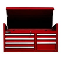 Homak RD02041072 SE 41 in. 7 Drawer Top Chest - Red