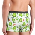 thumbnail image 3 of Goofa Kawaii Avocado Printed Men's Boxer Briefs Underwear, Moisture-Wicking Underwear, Trunk,Soft and Breathable Cotton Underwear-, 3 of 9