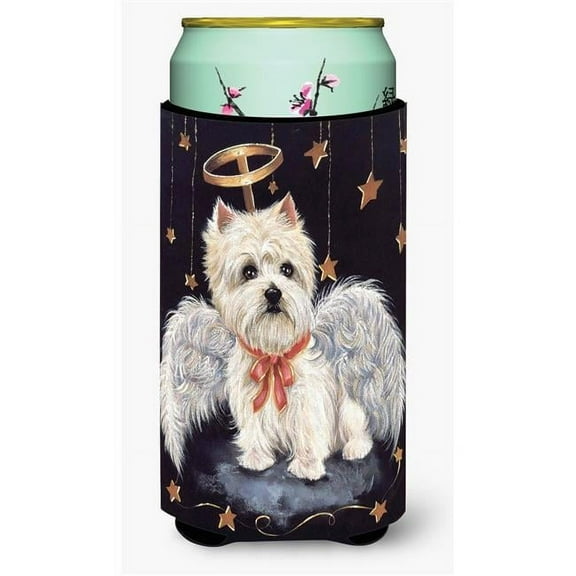 Westie Christmas Angel Tall Boy Hugger