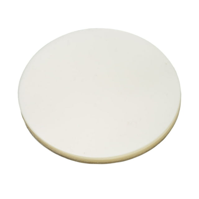 200 Feuilles de Film de Badge Transparent Durable PVC Transparent Film Protecteur Multi-Usage pour Fournitures de Fabrication de Badge Rond
