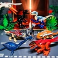 thumbnail image 4 of Jurassic Cool Dinosaurs World Triceratops Velociraptor Indominus T-Rex Model Assemble Building Blocks Toys For Children Boy Gift, 4 of 8