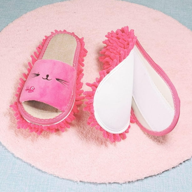 Novelty Dust Mop Slippers Detachable Comfortable Women House