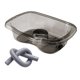 thumbnail image 3 of Lavabo para lavar el cabello, lavabo para bañera, mascota transparente alta para discapacitados, gris, 3 of 8