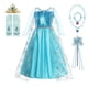 thumbnail image 3 of Vestido de princesa Elsa de la reina de las nieves para niñas, disfraz de Frozen para carnaval, fiesta de cumpleaños y graduación, 2024, 3 of 5