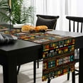 thumbnail image 4 of Colorful Boho Cotton Linen Table Extra Long Runner 13 x 120 inch Farmhouse Abstract Geometric Ethnic Art Non-slip Rectangular Dining Table Decor for Wedding Party Holiday Dinner, 4 of 8