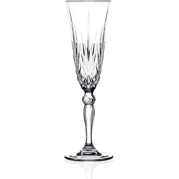 RCR Melodia Crystal Champagne Glass set of 6