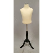 Child Sewing Dress Form Mannequin Fully Pinnable with Black Tripod Base