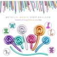 Simple Clown Sticker 100-Pack Latex Twisting Balloons β Assorted Metallic Colors β 260Q Long ...