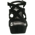thumbnail image 3 of STYLUXE TWIN-08 Womens Sling Back Buckle Strap Sandal Wedge, 3 of 4