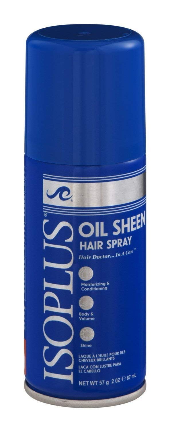 Isoplus Oil Sheen Hair Spray 2 oz Pack of 6