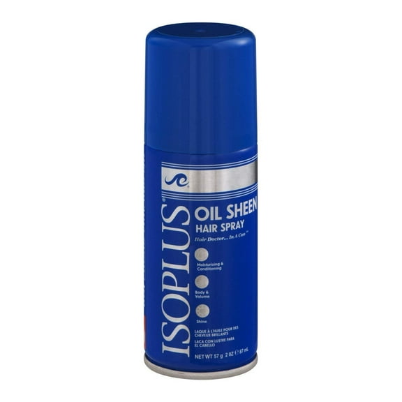 Isoplus Oil Sheen Hair Spray 2 oz Pack of 6