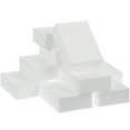 thumbnail image 3 of TEHAUX 12Pcs Household Cleaning Sponges White Foam for Kitchen and Bathroom Use, 3 of 8