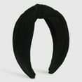 thumbnail image 2 of Womens Vintage Velvet Headband with Wide Top Knot Design Elegant Hair Hoop for Special Occasions, 2 of 5