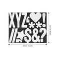thumbnail image 2 of CRAFTHROU 8 Sheets Of Sticky Letters For Poster Board PVC Waterproof For Outdoor Use Alphabet Stickers Homeowners, 2 of 6