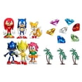 thumbnail image 2 of Set de reproducción de 15 piezas de Sonic y Friends Classic con figuras de Sonic, Palm TR TR Cake Toppers Cake Toppers, 2 of 2