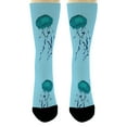 thumbnail image 4 of ThisWear Sea Animal Socks Jellyfish Socks Sea Creature Gifts Ocean Themed Gifts 2-Pair Novelty Crew Socks, 4 of 5